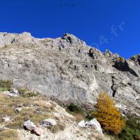 À la descente… les Rochers de St Ours