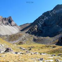 Vue sur le col de Stroppia et sur Rocca Blanca