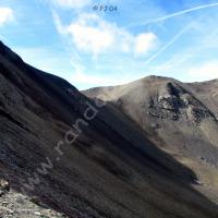 Au col du Chevalier, vue sur le col sans nom