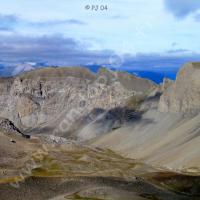 Du col du Chevalier, le Vallon Julien