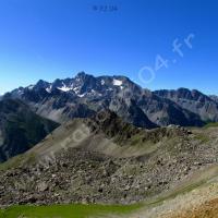 Du col… l’Aiguille de Chambeyron & la Pointe de Chauvet