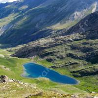Lac du Lauzanier vu de haut…