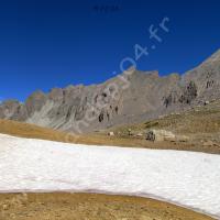 Névé au col du Roure