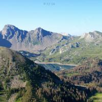 Au loin… le lac d'Allos