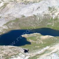 Du sommet… le lac supérieur de Roburent