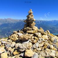 Le cairn du sommet