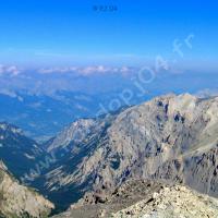 Val d’Escreins & au loin, les Écrins