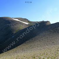 Montée vers les sommets des Garrets