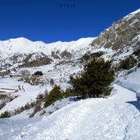 Descente vers Saint Ours…