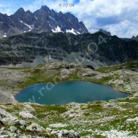 Descente sur le lac coté 2653