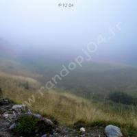 Départ dans la brume…