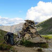Cairn au col des Esbéliousses