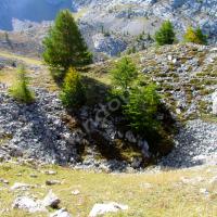 Cône de dissolution (gypse)