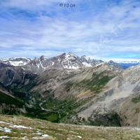 Vue sur la vallée de l'Ubaye