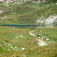 (La Clapière) Au zoom : Lac de la Reculaye