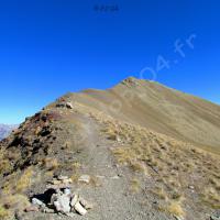 Sentier sur la crête…