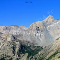 La Mortice et à droite le Pic de Panestrel