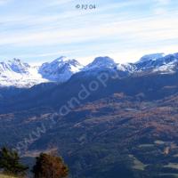 De gauche à droite : Gerbier, Tête de l'Empeloutier, Jas du Chamois, Mourre-Haut